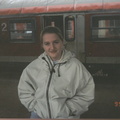 Annika at Saarbrucken station