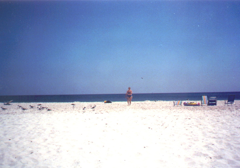 Heather on the beach