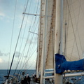 Sailing to Tobago Cays
