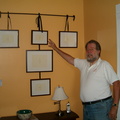 Displaying the picture frames