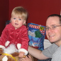 Abigail and Matthew at Christmas 2007