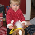 Abigail at Christmas 2007