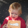 Abigail reading a book