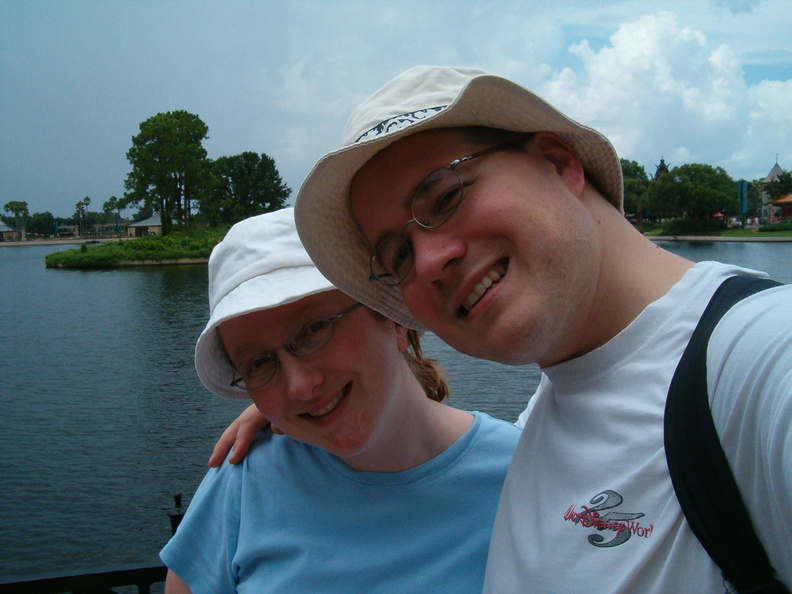 Heather and Matthew at Epcot
