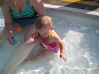 Abigail's First Swim