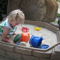 Abigail in the sandbox