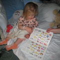 Abigail in her overnight room