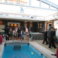 Captain's reception in the courtyard