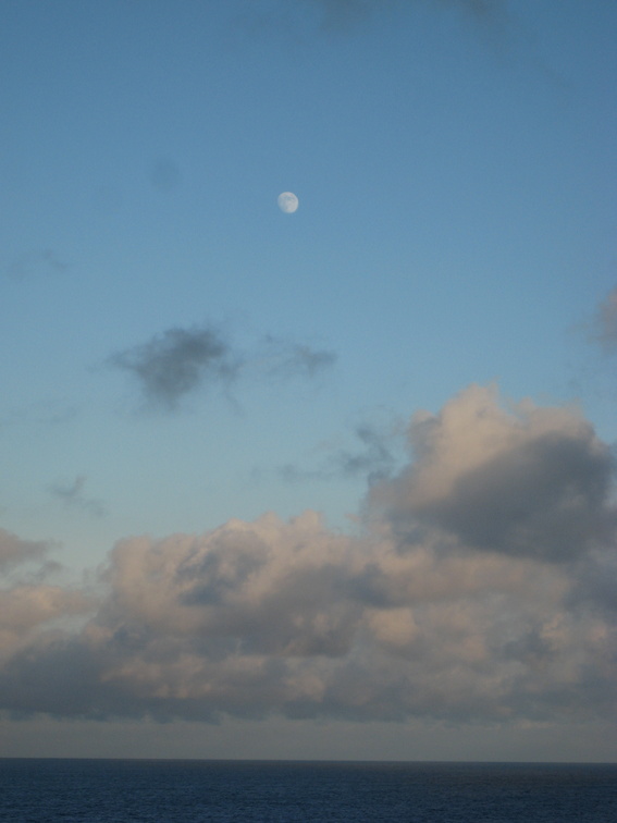 Afternoon moon
